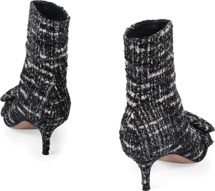 Bouclé Ankle Boots - Image 3