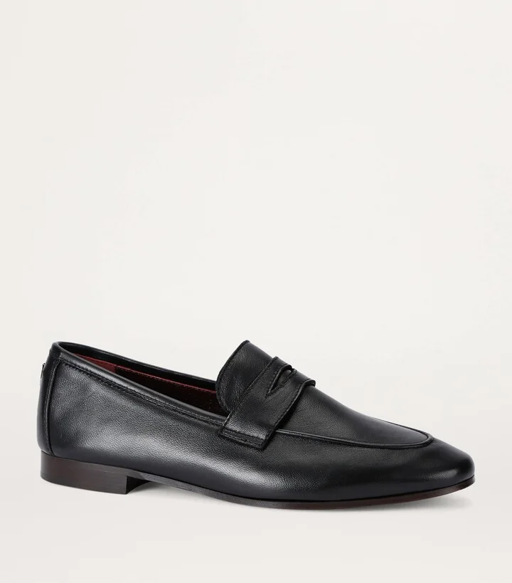 Bougeotte Leather Flaneur Loafers - Image 3