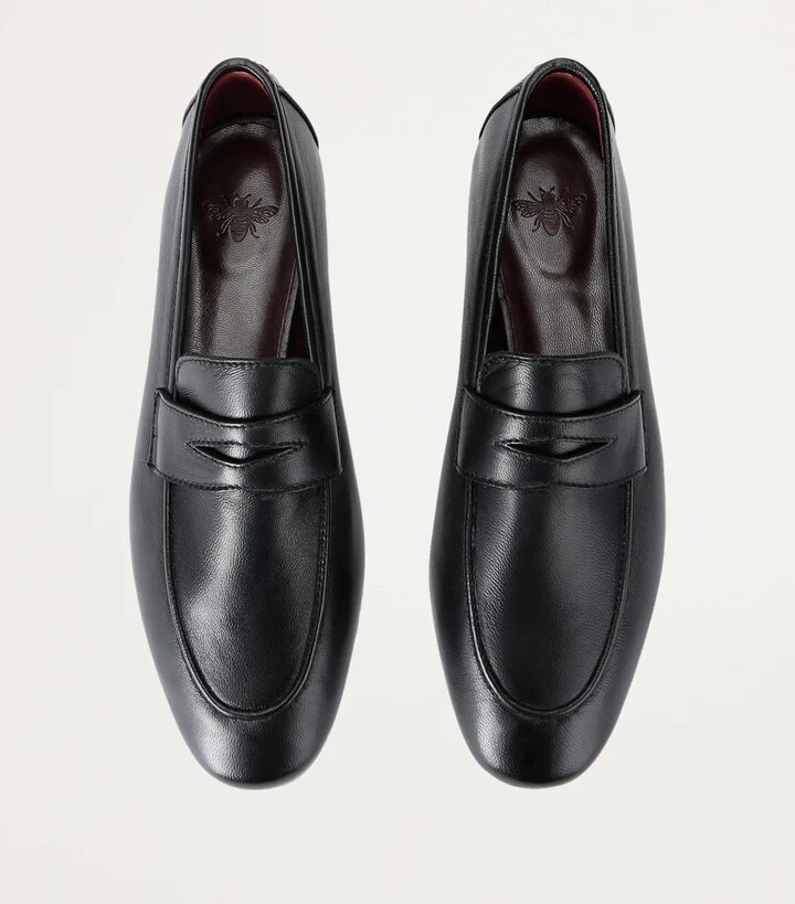 Bougeotte Leather Flaneur Loafers - Image 4