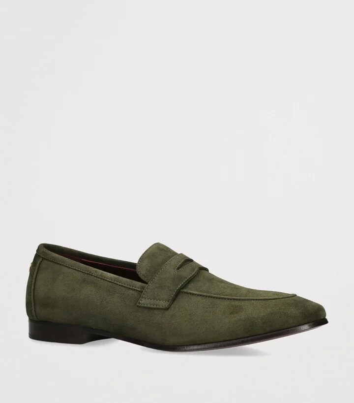 Bougeotte Suede Flaneur Loafers - Image 3