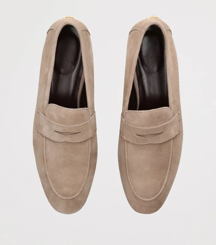 Bougeotte Suede Flaneur Loafers - Image 4