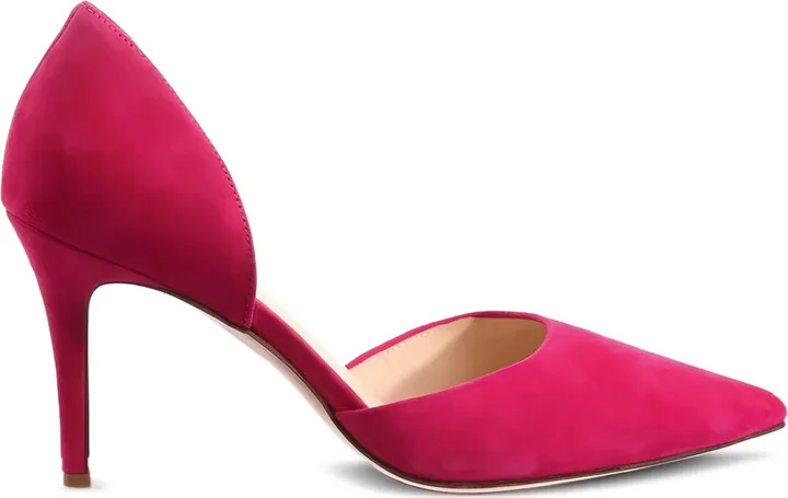 Boulevard pointed-toe pumps