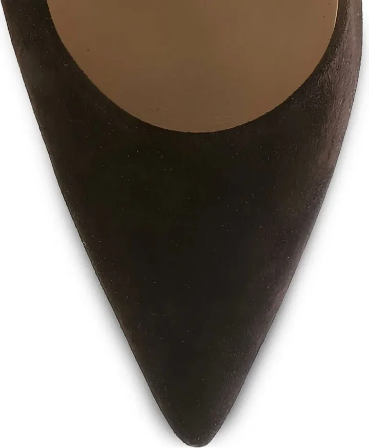 Boulevard suede pointed-toe pumps - Image 5