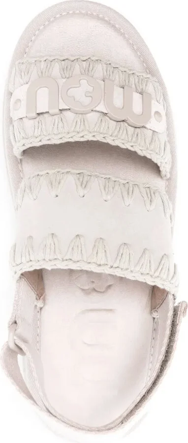 Bounce suede flatform sandals - Image 4