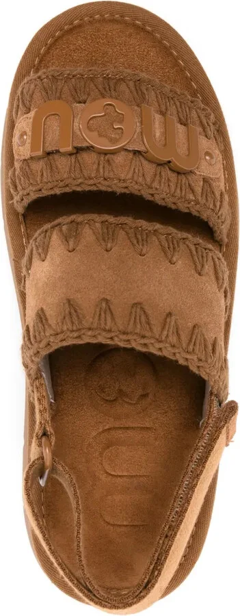 Bounce suede flatform sandals - Image 4