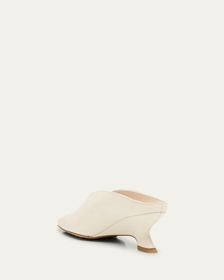Bounty Vinyl Kitten-Heel Mules - Image 7