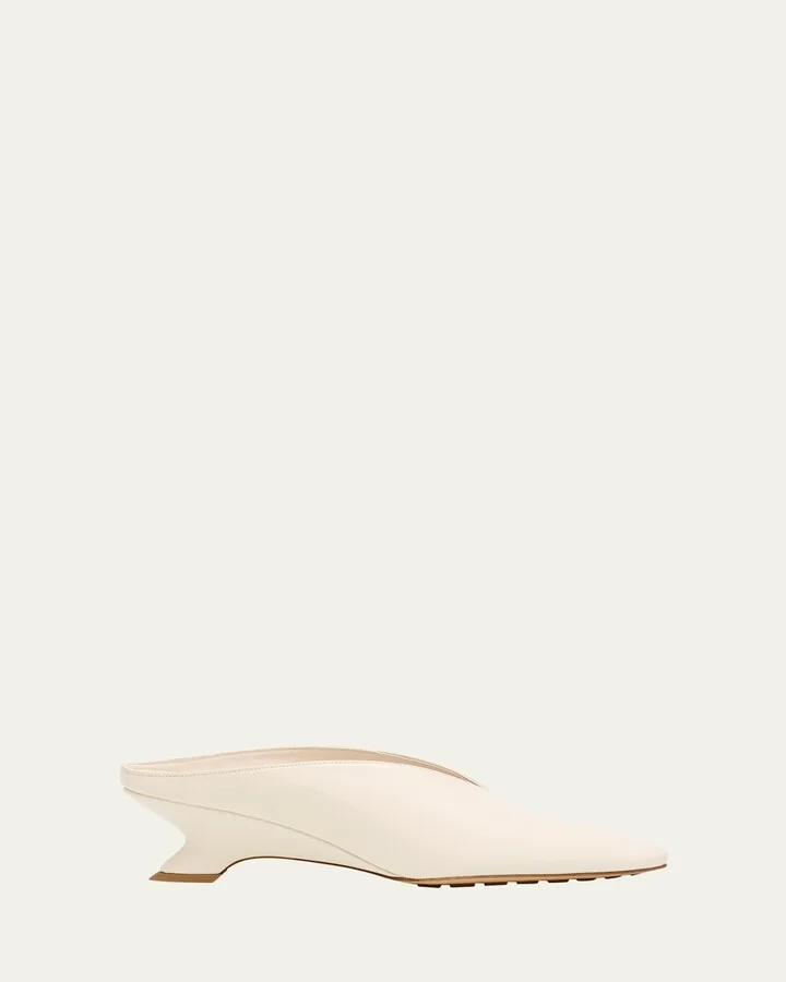 Bounty Vinyl Kitten-Heel Mules