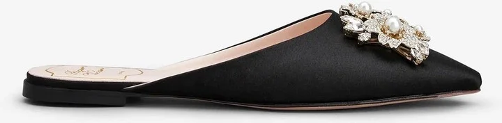 Bouquet Strass Flat Mules