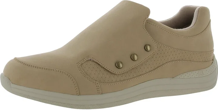 Bouquet Womens Faux Leather Lifestyle Slip-On Sneakers