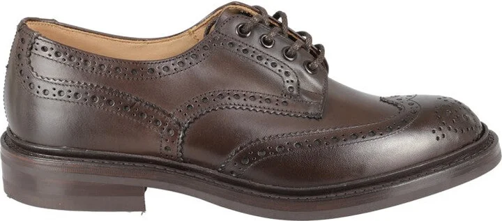 Bourton Derby Shoes With Intricate Perforated Detailing