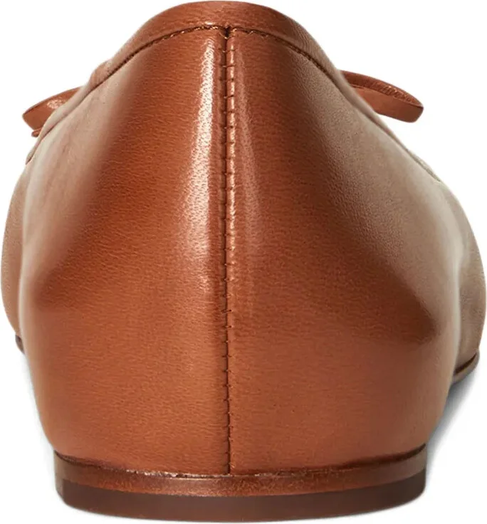 Bow-Detail Almond-Toe Ballet Flats - Image 3