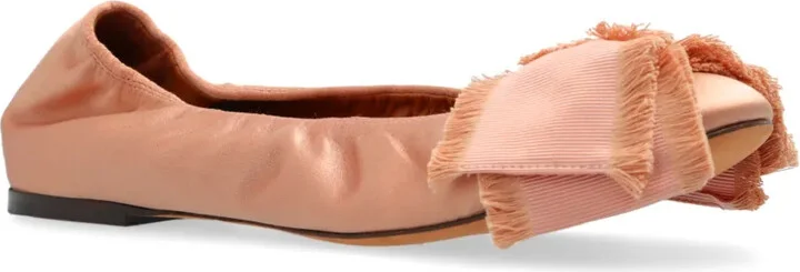 Bow-Detail Ballerina Shoes - Image 2