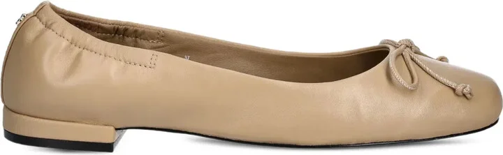 Bow-Detail Ballerinas