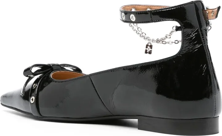 Bow-Detail Ballet Flats - Image 3