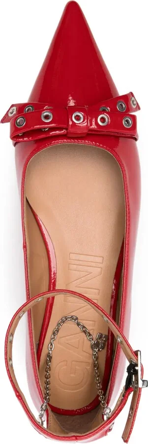 Bow-Detail Ballet Flats - Image 4