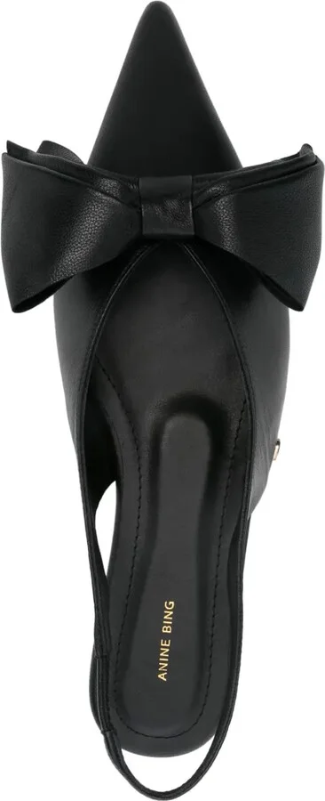 Bow-Detail Ballet Flats - Image 4
