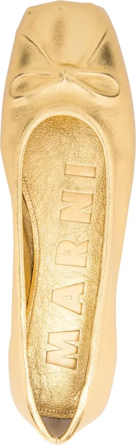 Bow-Detail Ballet Flats - Image 4