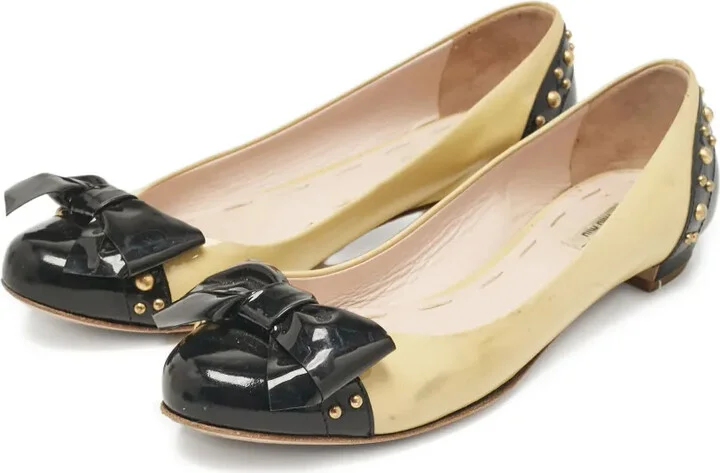 Bow-Detail Ballet Flats - Image 2