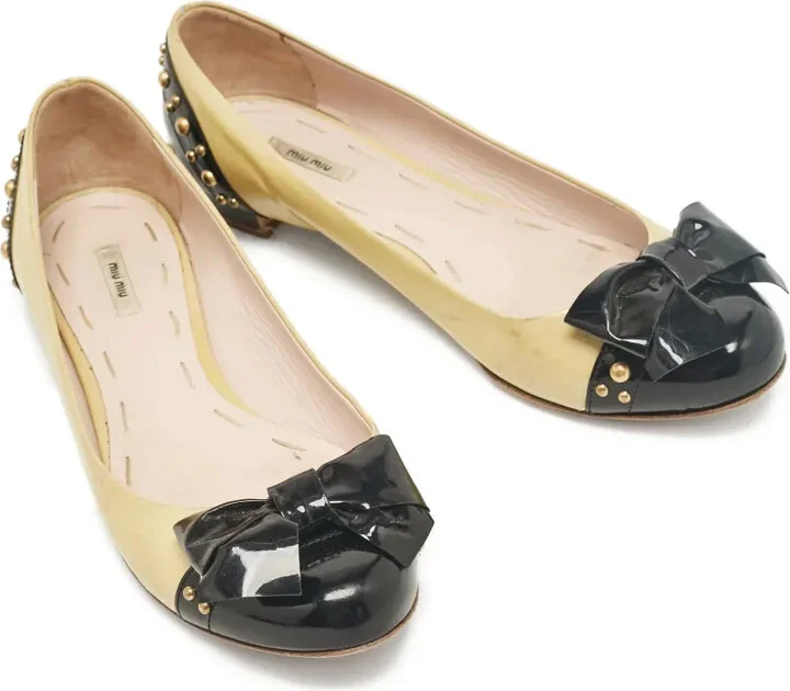Bow-Detail Ballet Flats - Image 3