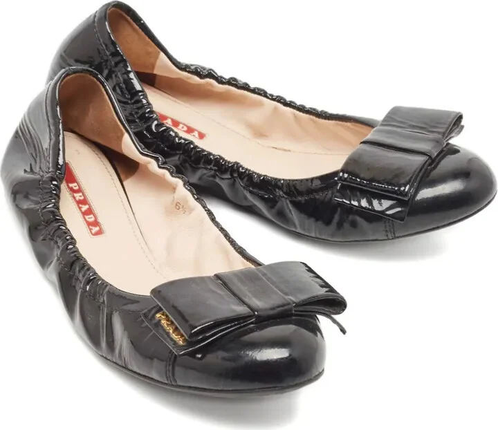 Bow-Detail Ballet Flats - Image 2