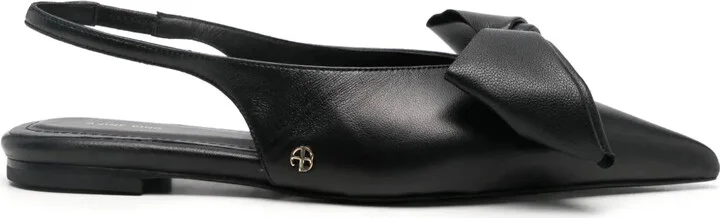 Bow-Detail Ballet Flats
