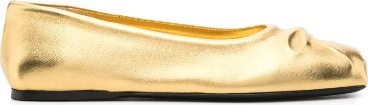 Bow-Detail Ballet Flats