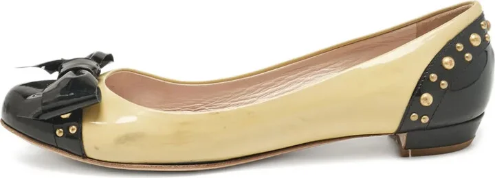 Bow-Detail Ballet Flats