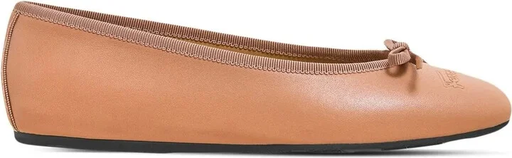 Bow-Detail Ballet Flats