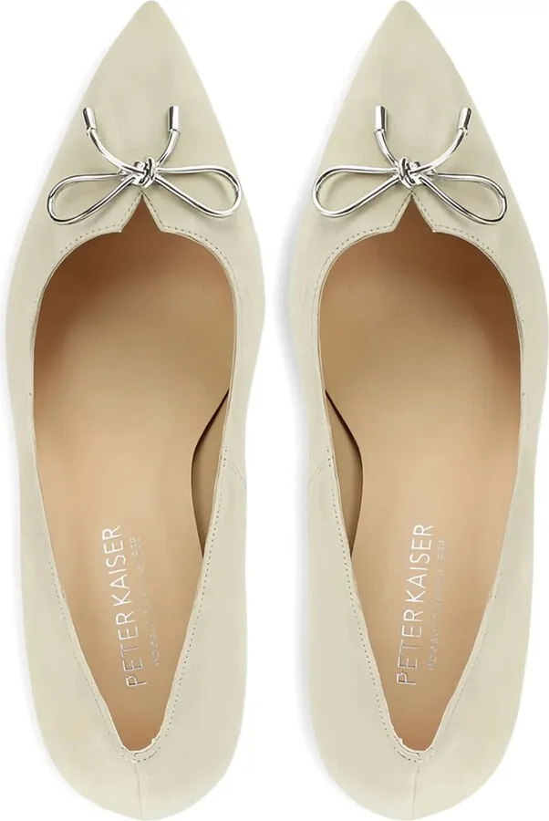 Bow-Detail Block-Heel Pumps - Image 4