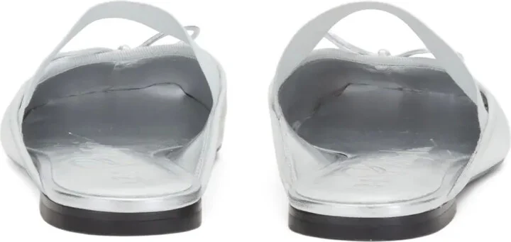 Bow-Detail Elasticated-Strap Mules - Image 3