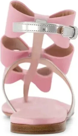 Bow-Detail Flat Sandals - Image 3