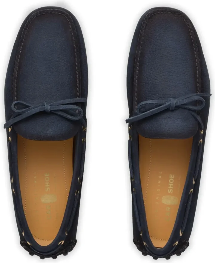 Bow-Detail Leather Boat Shoes - Image 4