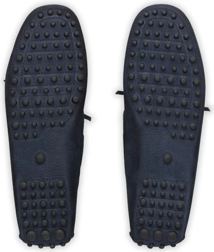 Bow-Detail Leather Boat Shoes - Image 5