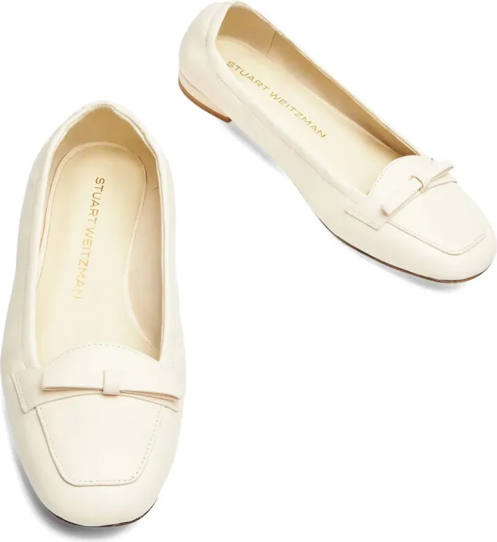 Bow-Detail Leather Loafers - Image 3