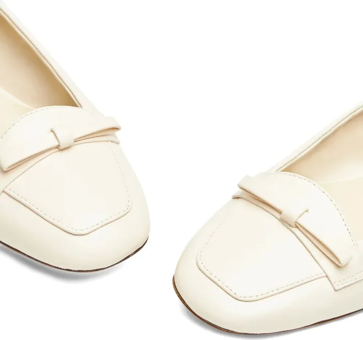 Bow-Detail Leather Loafers - Image 4