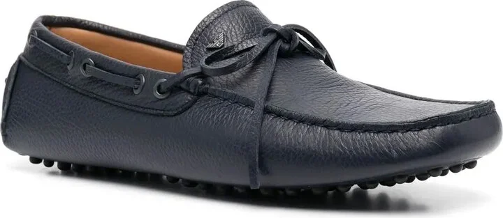 Bow-Detail Leather Loafers - Image 2
