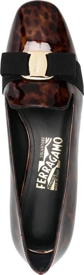 Bow-Detail Leather Loafers - Image 4