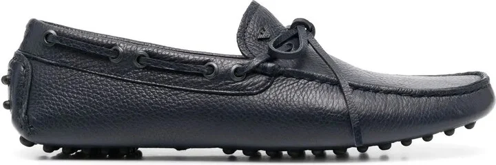 Bow-Detail Leather Loafers