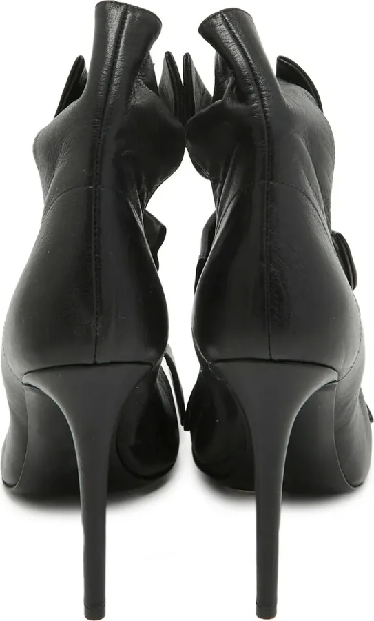 Bow-Detail Leather Pumps - Image 3