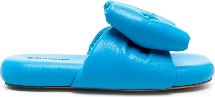Bow-Detail Leather Sandals