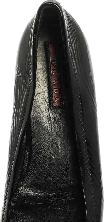 Bow-Detail Patent-Leather Ballet Flats - Image 5