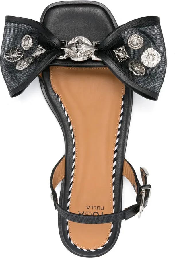 Bow-Detail Sandals - Image 4