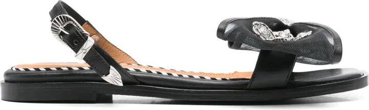 Bow-Detail Sandals