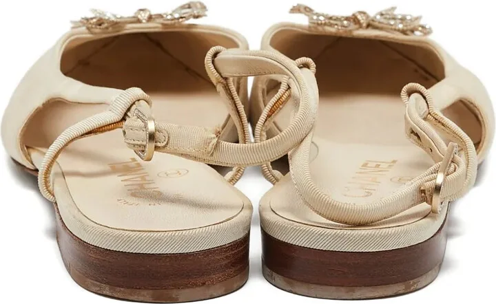 Bow-Detail Slingback Flats - Image 3
