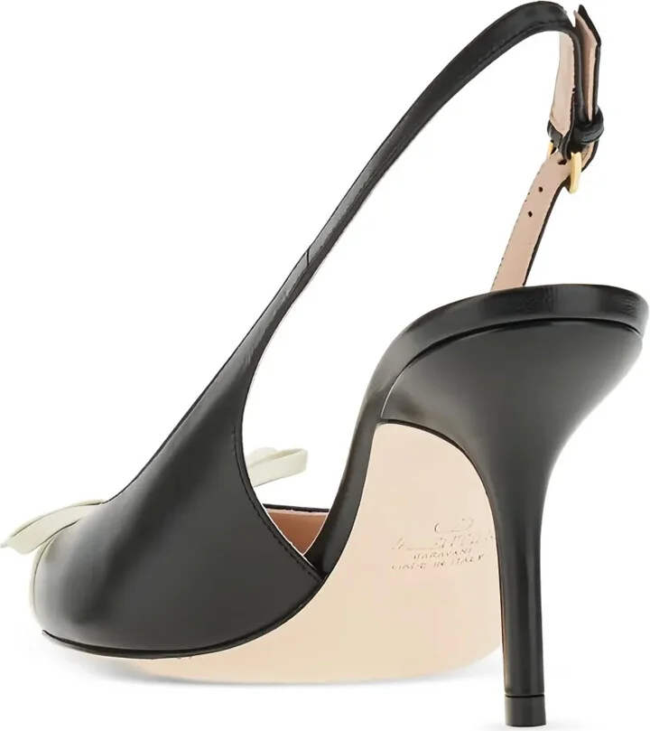 Bow-Detail Slingback Pumps - Image 3