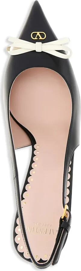 Bow-Detail Slingback Pumps - Image 4