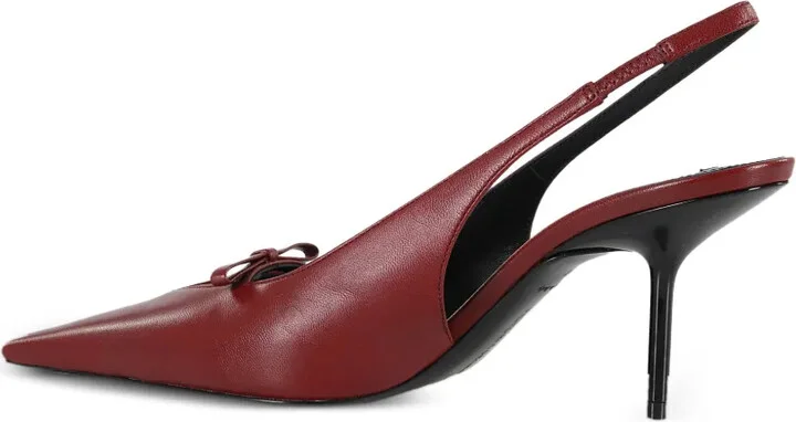 Bow-Detail Slingback Pumps - Image 3