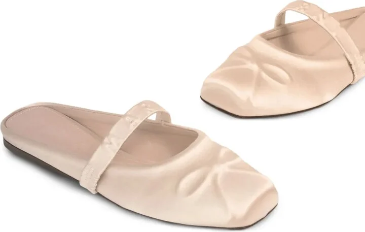 Bow-Detail Slip-On Ballet Flats - Image 5