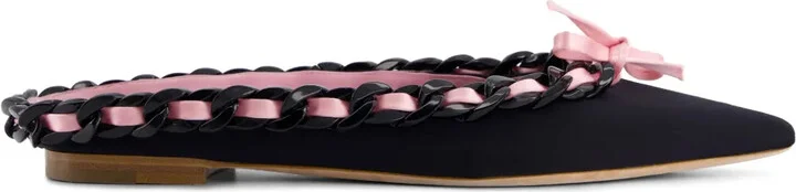 Bow-Detail Slippers