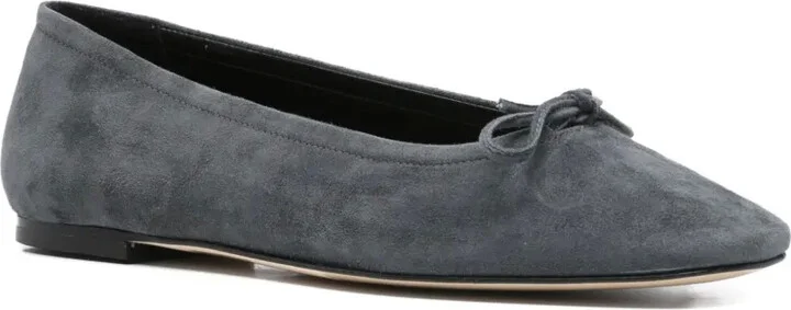 Bow-Detail Square-Toe Flats - Image 2